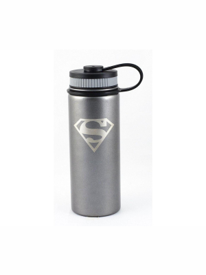 Seven20 Dc Superman Logo 18oz Stainless Steel Water Bottle