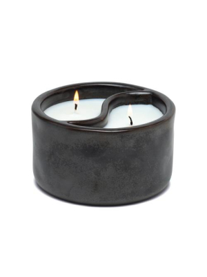 Black Yin-yang Ceramic Candle