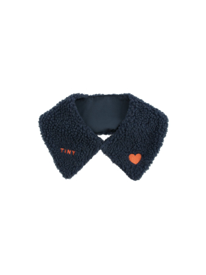 Tiny Cottons Sherpa Collar - Navy