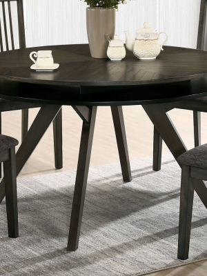 Gladwyn Round Dining Table Gray - Iohomes