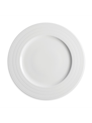 Caskata Harvard Stripe Dinner Plate