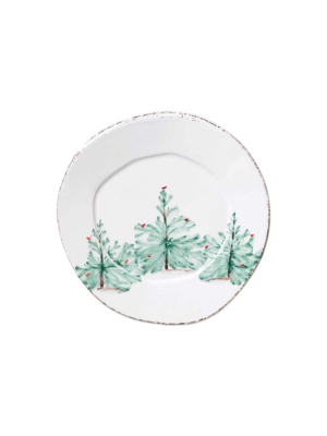 Vietri Lastra Holiday Salad Plate