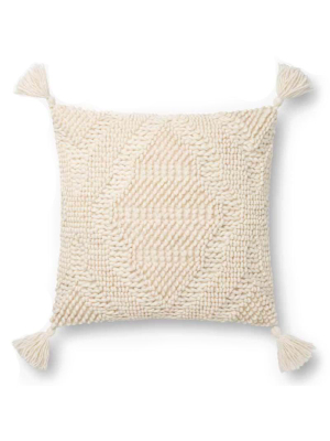 Loloi Magnolia Home Pillow - Ivory