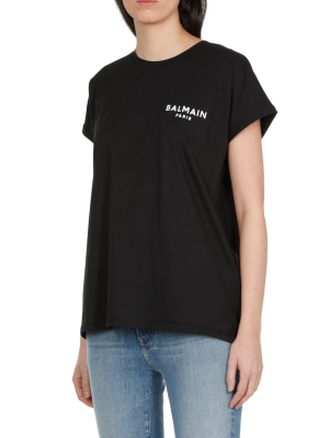 Balmain Logo Printed T-shirt