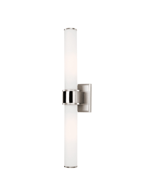 Mill Valley 2 Light Bath Bracket Satin Nickel