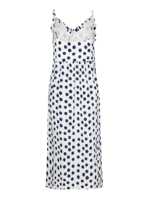 Adianna Polka-dot Cotton Dress