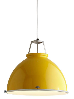 Titan 5 Pendant - Yellow With Diffuser