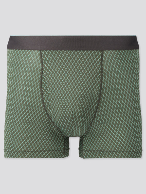 Men Airism Printed Boxer Briefs