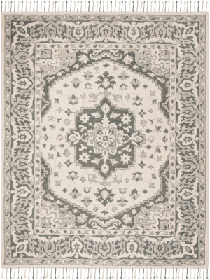 Ann Medallion Tufted Area Rug Light - Safavieh