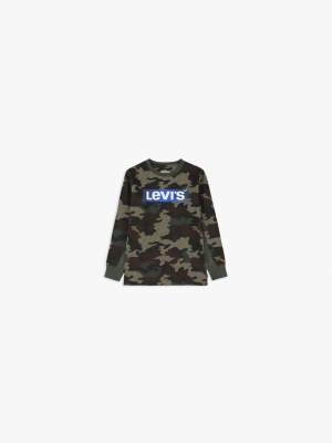 Little Boys (4-7) Camo Box Tab Longsleeve Tee Shirt