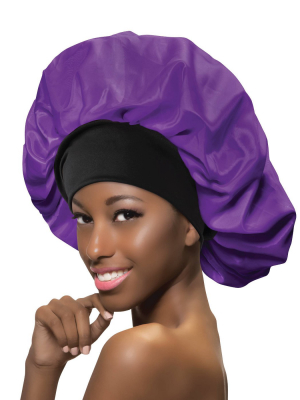 Annie International Day & Night Wide Silky Bonnet - Purple