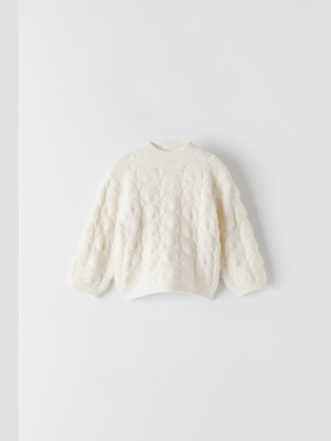 Textured Gauge Knit Sweater