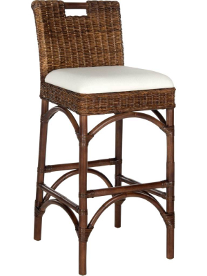 Freda Bar Stool Brown/eggshell