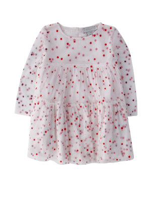 Stella Mccartney Kids Long-sleeve Tulle Dress