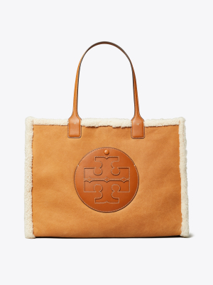 Ella Shearling Tote Bag