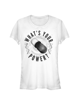 Junior's Project Power What's Your Power Dna T-shirt