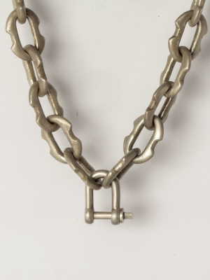 Charm Chain Choker (40cm, Small Deco Links, As)