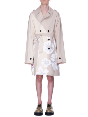 Incrustated Trench Coat (2007-w003-beige)