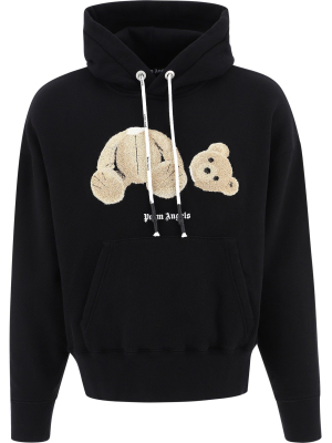 Palm Angels Bear Printed Hoodie