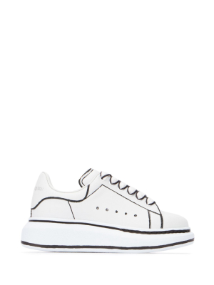 Alexander Mcqueen Kids Oversized Contrast Trim Sneakers