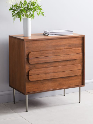 Gemini 3-drawer Dresser - Walnut