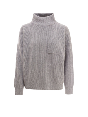 Brunello Cucinelli High-neck Ribbed Sweater