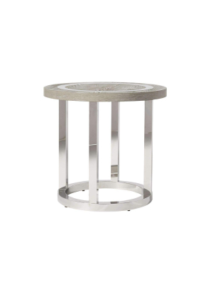 Modern Wyatt Round End Table