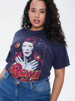 Plus Size David Bowie Graphic Tee