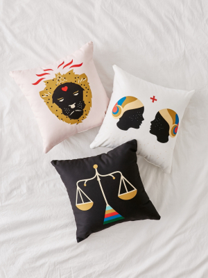 Holli Zollinger For Deny Zodiac Throw Pillow