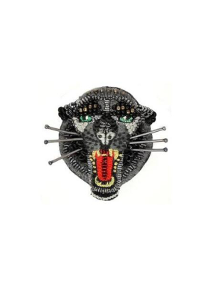 Black Panther Brooch Pin