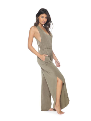 Pq Swim Olive Joanne Jumpsuit