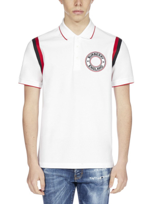 Burberry Logo Appliqué Polo Shirt