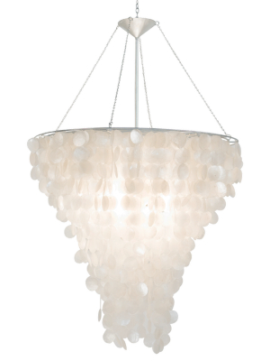 Chcapiz 30"dia Capiz Shell Chandelier