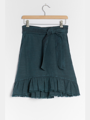 Pilcro Amora Ruffled Mini Skirt