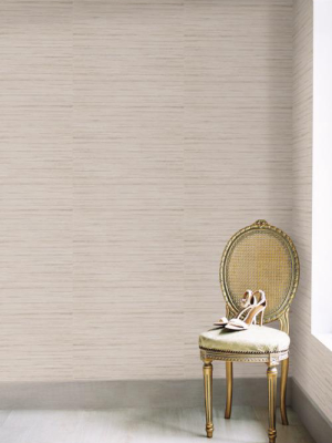 Ragtime Silk Wallpaper In Beige And Brown From The Deco Collection By Antonina Vella For York Wallcoverings