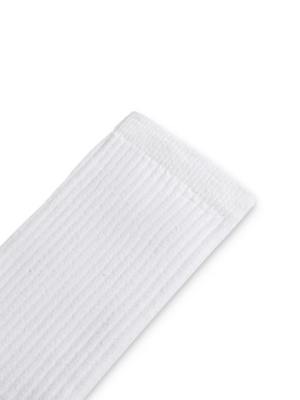 Women's Eco-friendly Crew Socks | White