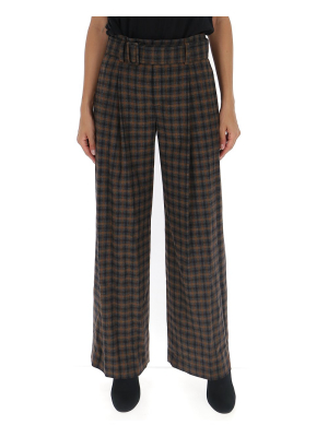 Vince Check Plaid Pants