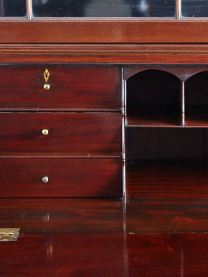 Antique Chippendale Secretary Bookcase
