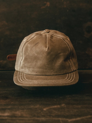 Waxed Canvas Camper Hat - Field Tan