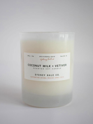 Coconut Milk + Vetiver Soy Candle