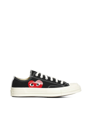 Comme Des Garçons Play X Converse Chuck Taylor Heart 1970s Sneakers