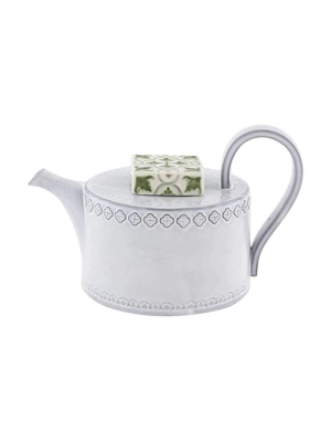 Bordallo Pinheiro Rua Nova White Tea Pot