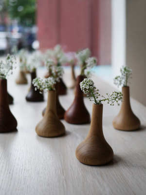 Wood Vase - Cherry Blossom