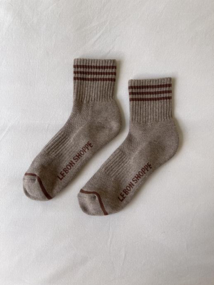 Short Striped Socks In Hazelwood