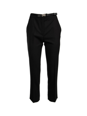 Prada Clasp Belted Pants