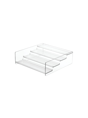 Mdesign Plastic Bathroom Medicine Organizer, 4 Level Shelf