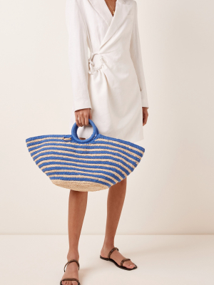 Sun Bag Raffia-cotton Tote