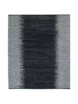 Leather Woven Diamond Rug