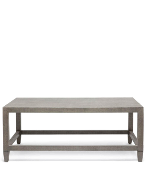 Conrad Coffee Table Seal Faux Raffia