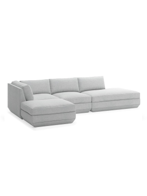 Podium Modular 4pc Lounge Sectional B - Lf